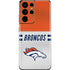 NFL Denver Broncos White Striped Galaxy S21 Ultra 5G Skin