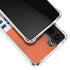 NFL Denver Broncos White Striped Galaxy S22 Plus Clear Case
