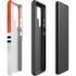 NFL Denver Broncos White Striped Galaxy S22 Ultra Pro Case