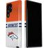 NFL Denver Broncos White Striped Galaxy S22 Ultra Pro Case