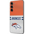 NFL Denver Broncos White Striped Galaxy S23 Plus Skin