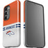 NFL Denver Broncos White Striped Galaxy S23 Pro Case