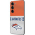 NFL Denver Broncos White Striped Galaxy S23 Skin