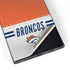 NFL Denver Broncos White Striped Galaxy S23 Ultra Skin