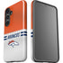 NFL Denver Broncos White Striped Galaxy S24 Plus Impact Case