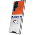 NFL Denver Broncos White Striped Galaxy S24 Ultra Clear Case