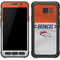 NFL Denver Broncos White Striped Galaxy S7 Active Skin