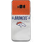 NFL Denver Broncos White Striped Galaxy S8 Plus Skin
