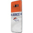 NFL Denver Broncos White Striped Galaxy S8 Plus Skin
