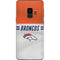 NFL Denver Broncos White Striped Galaxy S9 Skin