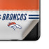 NFL Denver Broncos White Striped Galaxy Z Flip Skin