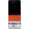 NFL Denver Broncos White Striped Galaxy Z Flip5 5G Skin