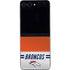 NFL Denver Broncos White Striped Galaxy Z Flip5 5G Skin