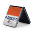 NFL Denver Broncos White Striped Galaxy Z Flip5 5G Skin