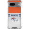 NFL Denver Broncos White Striped Google Pixel 8 Clear Case