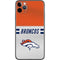 NFL Denver Broncos White Striped iPhone 11 Pro Max Skin