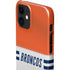 NFL Denver Broncos White Striped iPhone 12 Mini Lite Case