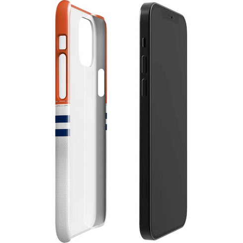 NFL Denver Broncos White Striped iPhone 12 Mini Lite Case