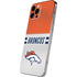 NFL Denver Broncos White Striped iPhone 12 Pro Max Skin