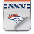 NFL Denver Broncos White Striped iPhone 12 Pro Max Skin