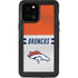 NFL Denver Broncos White Striped iPhone 12 Pro Max Waterproof Case
