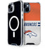 NFL Denver Broncos White Striped iPhone 13 MagSafe Case