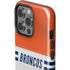 NFL Denver Broncos White Striped iPhone 13 Pro Impact Case