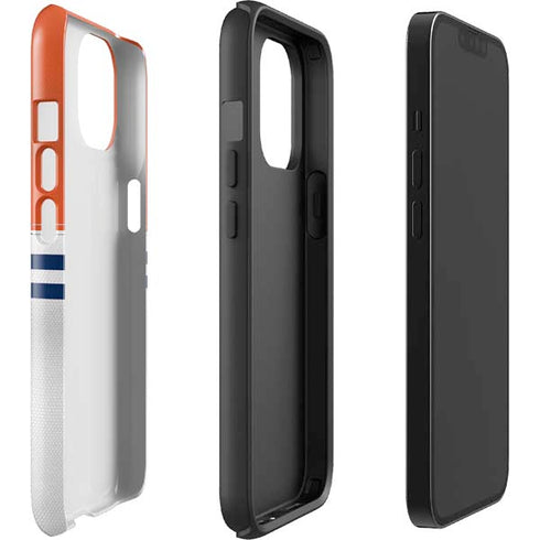 NFL Denver Broncos White Striped iPhone 14 Plus Impact Case