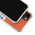 NFL Denver Broncos White Striped iPhone 14 Plus Clear Case