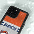 NFL Denver Broncos White Striped iPhone 14 Pro Max Waterproof Case