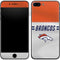 NFL Denver Broncos White Striped iPhone 8 Plus Skin