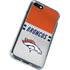 NFL Denver Broncos White Striped iPhone SE (2nd & 3rd Gen) Clear Case