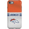 NFL Denver Broncos White Striped iPhone SE (2nd & 3rd Gen) Pro Case