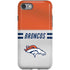 NFL Denver Broncos White Striped iPhone SE (2nd & 3rd Gen) Pro Case