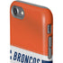 NFL Denver Broncos White Striped iPhone SE (2nd & 3rd Gen) Pro Case