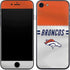 NFL Denver Broncos White Striped iPhone SE (2nd & 3rd Gen) Skin