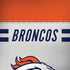 NFL Denver Broncos White Striped iPhone X Skin