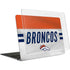 NFL Denver Broncos White Striped MacBook Air 15in (2023-2025) Case plus Skin