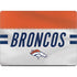 NFL Denver Broncos White Striped MacBook Pro 14in (2021-24) Skin