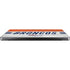 NFL Denver Broncos White Striped MacBook Pro 14in (2021-24) Skin