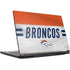 NFL Denver Broncos White Striped MSI GS65 Stealth Laptop Skin