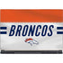 NFL Denver Broncos White Striped MSI GS65 Stealth Laptop Skin