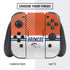 NFL Denver Broncos White Striped Nintendo Switch Bundle Skin