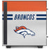NFL Denver Broncos White Striped NZXT H510 Compact ATX Mid-Tower Case Skin