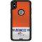 NFL Denver Broncos White Striped Otterbox Commuter iPhone Skin