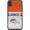 NFL Denver Broncos White Striped Otterbox Symmetry iPhone Skin
