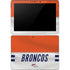 NFL Denver Broncos White Striped Surface Go Skin