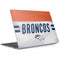 NFL Denver Broncos White Striped Surface Laptop 2 Skin