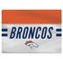 NFL Denver Broncos White Striped Surface Laptop 2 Skin