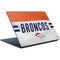 NFL Denver Broncos White Striped Surface Laptop Skin